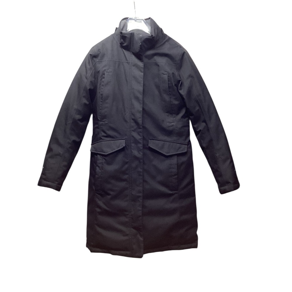 Eddie Bauer Extreme Temp Down filled long stadium coat Black Size Small